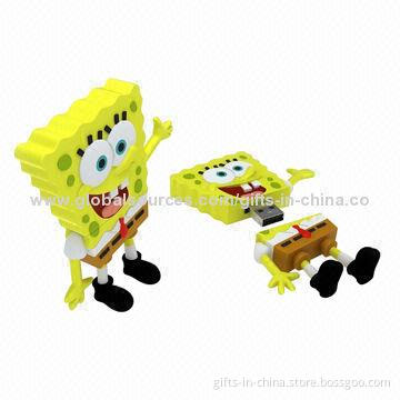 128MB to 32GB PVC USB Flash Memory, Customized Imprinted Logos and PayPal Payment Welcomed
